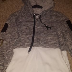 VS ZIP UP SEQUINED HOODIE